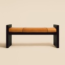 Banquette Nautile ébène - Automne