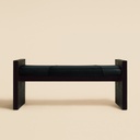 Banquette Nautile ébène - Noir